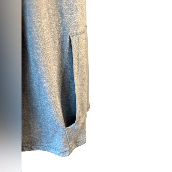 EDDIE BAUER Ladies Funnel Neck Long Sleeve Top Blue Large - Picture 3 of 12